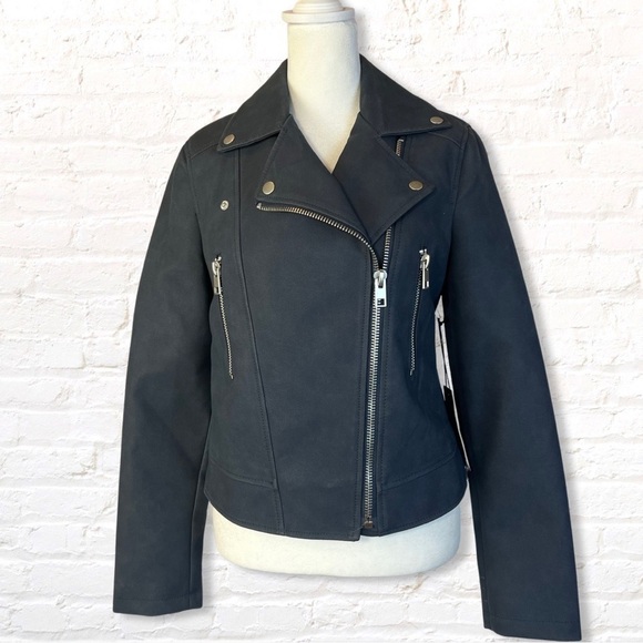Nwt Forever 21 Moto Jacket sz S - Picture 2 of 13